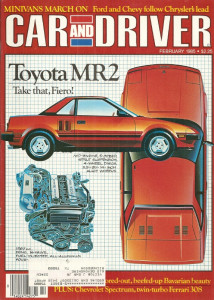 CAR & DRIVER 1985 FEB - RICHARD NOBLE, TWIN-TURBO 308